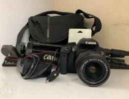 Canon 700D with equipment