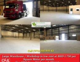 Bahrain warehouse and workshop in low rent...