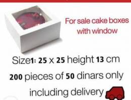 Cake boxes for sale