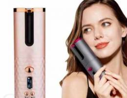 Cordless automatic hair curler rechargeabl...