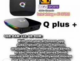 Q plus android tv box