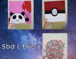 Painting trio