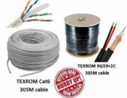 Texrom CAT6 & RG59+2C