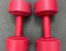 Pair of 4 kg Concrete dumbells