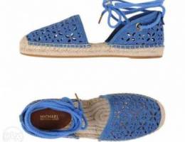 Michael Kors Blue Lace Up Espadrilles (siz...