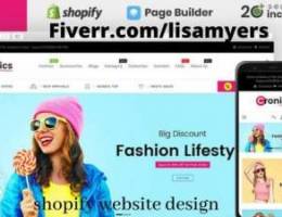 we will build responsive shopify website d...