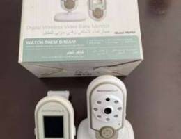 Digital wireless video baby monitor