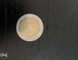 Bahraini 500 fils coin