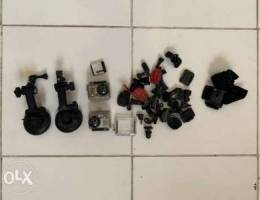 2x GoPro HERO 1 with accessories