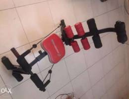 Abdominal workout exercise machine