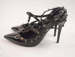 Size 41 Genuine Rockstud Noir Slingback 10...