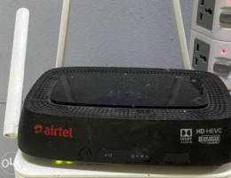 Airtel HD receiver with Dish