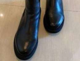 Black bottine leather (women) SIze 39