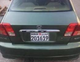 Honda Cvic 2005 passing till end may 2021