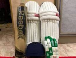 Reebok with cricket set