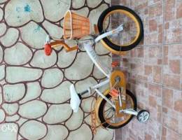 Kids bicycle and scooty