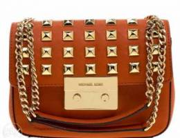 Michael Kors Orange Small Sloan Pyramid-St...