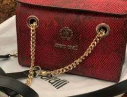 roberto cavalli red shoulder bag