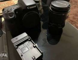 canon 70d 20MP with lens 28-90mm