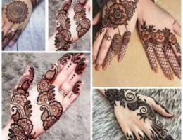 Corn mehndi designs on hand