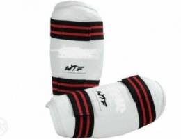 WTF White Taekwondo Shin Protector (80% Di...