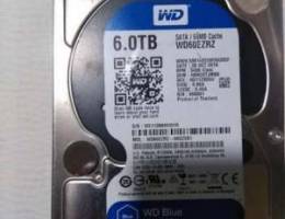 Western Digital blue 6 TB heard drive