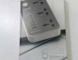 Socket 3power6usb