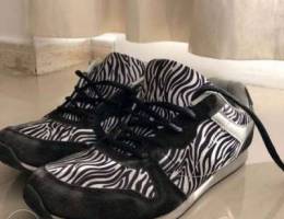 Zebra print shoes