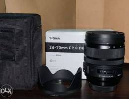 sigma lense 24-70 F2.8 ART