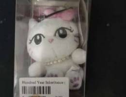 Worry Cat keychain