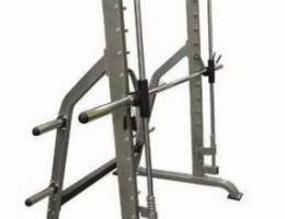 Smith Machine with weight holders