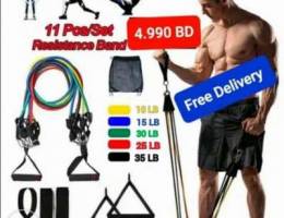 Door GYM Exercise Band 11 pec Set