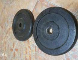 5 kg + 5 kg weight plates