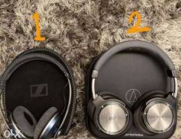 Sennheiser and Audio-Technica headphones