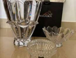 Lead Crystal Vases Decor - BRAND NEW