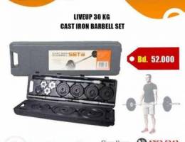 Liveup Barbell Set 30KG LS2342B