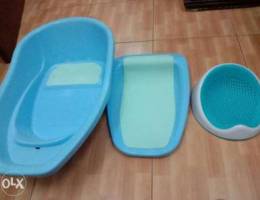 3 piece baby bath tub