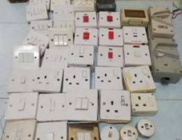 A.c and light etc switches