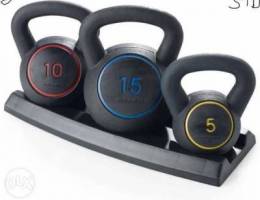 Weider Vinyl Kettlebell Set