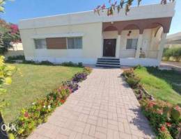 3bedrooms semi furnished villa with garden...