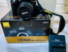 NIKON D5300 DSLR camera with 18-55 mm kit ...