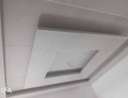 Gypsum working, and painting electrical wo...