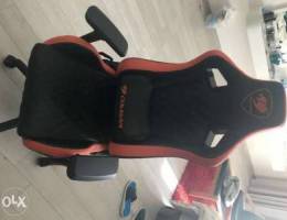 Cougar Black and orange Gaming chair