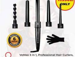 VeMee 5 in 1, Professional Hair Curlers, 8...