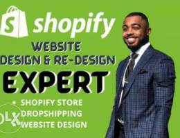 we will do shopify website redesign shopif...