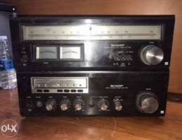 sharp stereo amplifier