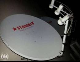 new satellite fixing Airtel Dish CCTV home...