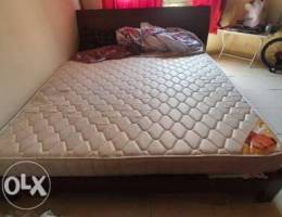 Queen Bed with Mattress for sale 200x180