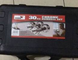 New 30kg dumble set for only 35