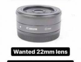 Wanted canon lens